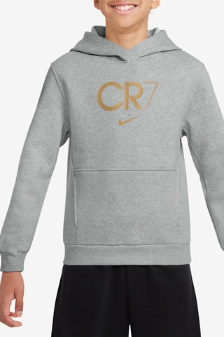 Sweat de football polaire Cristiano Ronaldo - Gris clair chiné