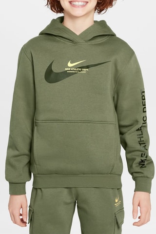 Sweat polaire à capuche - Vert
