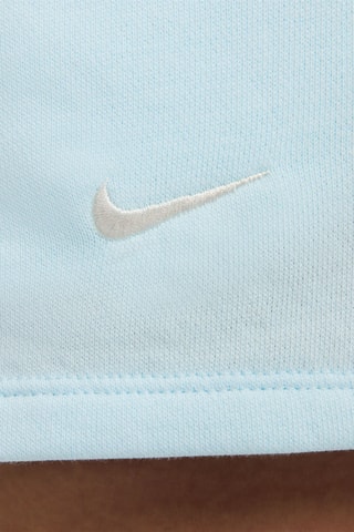 Short taille haute Chill Terry - Ciel - Nike