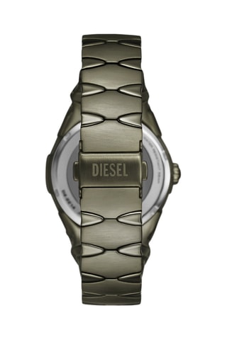 Stalen Quartz Horloge - Kaki