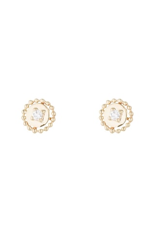 Oorbellen Coronis Geelgoud en Diamanten