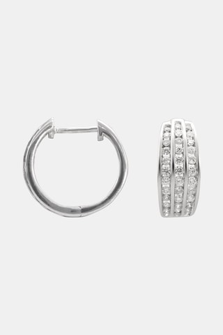 Creolen - Witgoud en Diamanten
