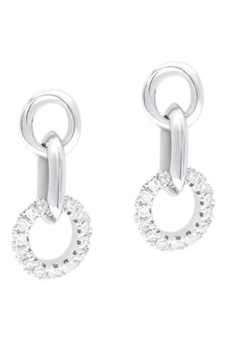 Oorbellen Haizea Witgoud en Diamant