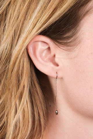 Oorbellen Ness Roségoud en Diamanten