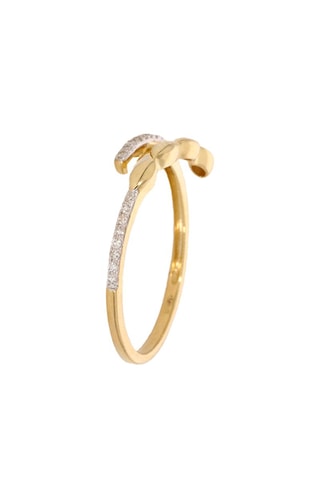 Ring Shanna - Geelgoud en Diamanten