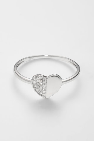 Ring Alvina Witgoud en Diamanten