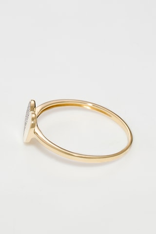 Ring Alvina Geelgoud en Diamanten