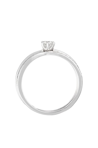 2 Ringen Duo Witgoud en Diamanten