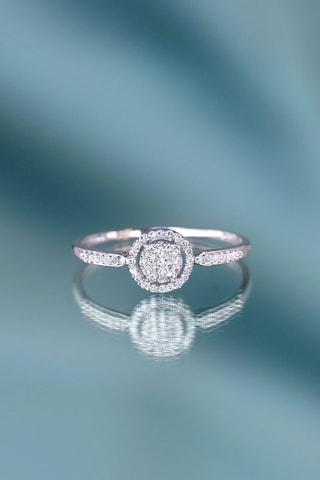 Ring Philomène - Witgoud en Diamanten