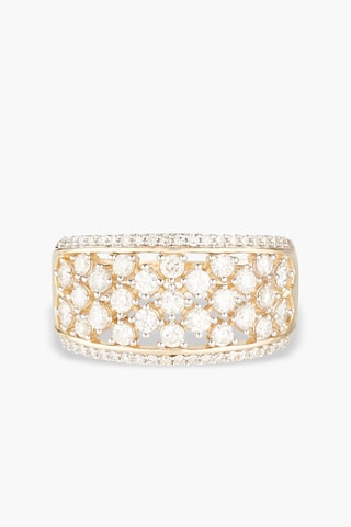 Ring Taygète Geelgoud en Diamanten