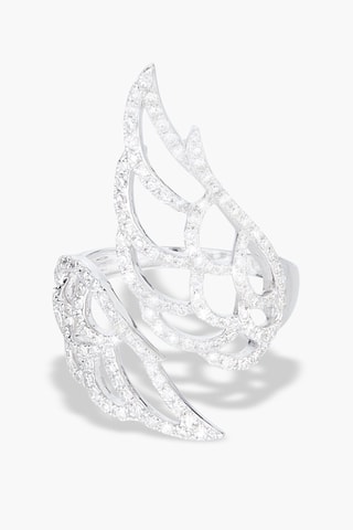 Ring Ailée Witgoud en Diamanten