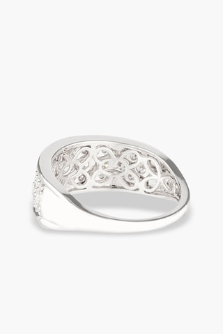 Ring Trishiras Witgoud en Diamanten