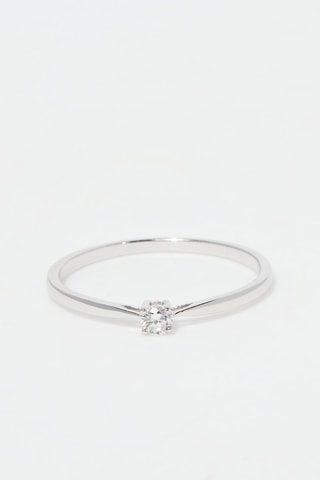 Ring Witgoud en Diamant