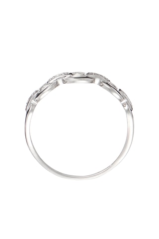 Ring Mailles   Witgoud en Diamanten