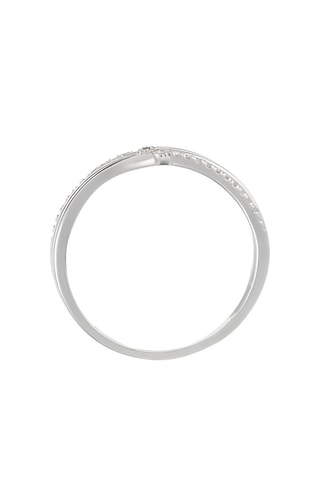 Ring Ondes Lumineuses Witgoud en Diamanten