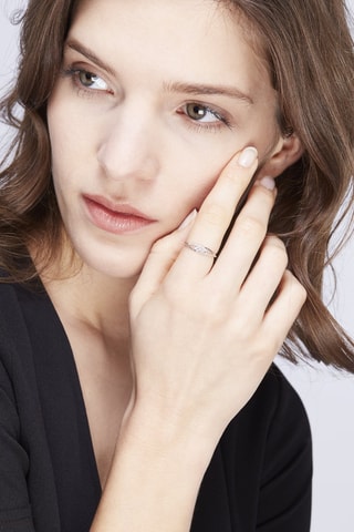 Ring Caresse Witgoud en Diamanten