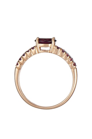 Ring Power Purple Roségoud, Diamanten en Rhodoliet
