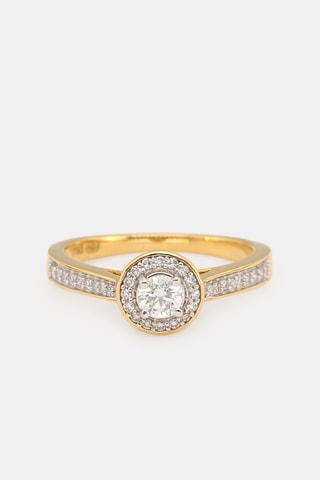 Ring Brillant Somptueux - Geelgoud en Diamanten