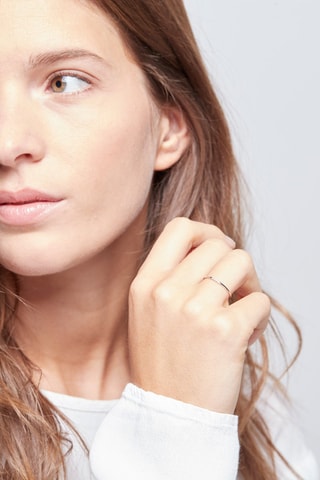 Trouwring Unité   Witgoud en Diamanten