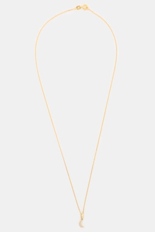 Hanger Diamond Moon - Geelgoud en Diamanten