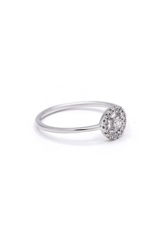 Ring - Witgoud en Diamant