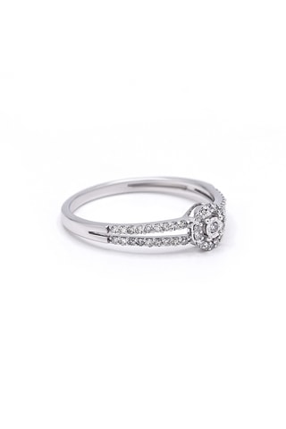 Ring - Witgoud en Diamant