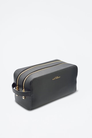 Bolsa de higiene couro - Preto