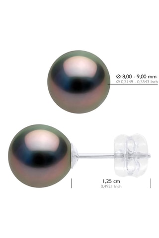 Brincos Ouro branco e pérolas de cultura
