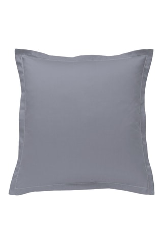 Taie d'oreiller en satin de coton 120 fils/cm² - Gris