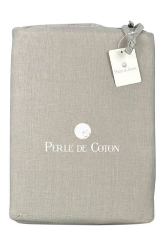 2 taies d'oreiller en lin - Gris