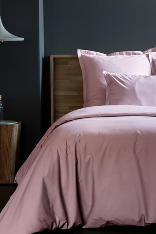 Housse de couette en percale de coton 80 fils/cm² - Violet