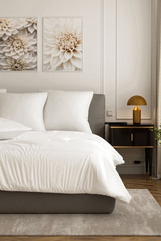 Parure de couette en coton 80 fils/cm² - Blanc