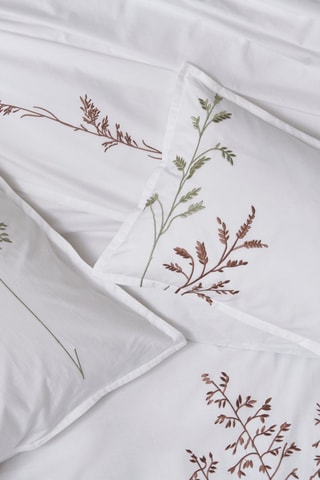 Parure de couette en coton 80 fils/cm² - Blanc