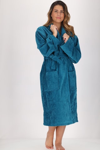 Peignoir -  Bleu pétrole