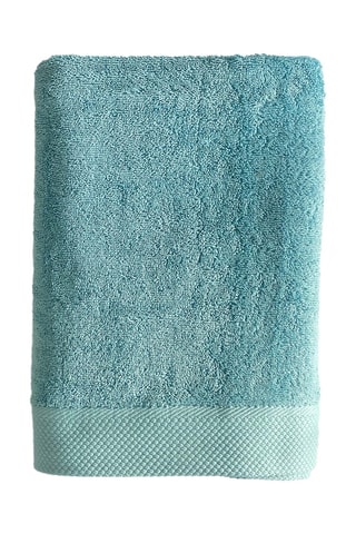 Drap de douche - Bleu - 70 x 140 cm