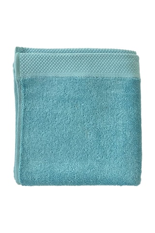 Serviette de toilette - Bleu - 50 x 100 cm
