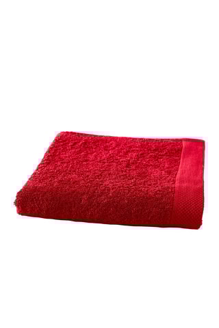 Drap de douche Rouge - 70 x 140 cm