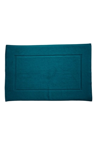 Tapis de bain Bleu pétrole - 50 x 80 cm