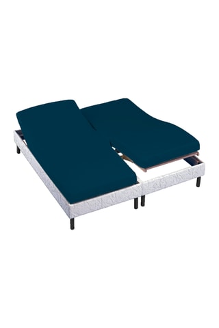 Drap-housse en coton 80 fils/cm² - Lagon