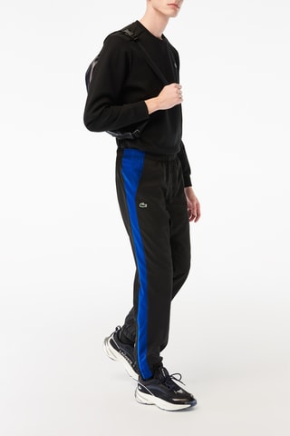 Calças de treino regular fit Lacoste Tennis - Preto e azul