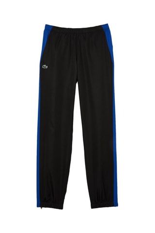 Calças de treino regular fit Lacoste Tennis - Preto e azul