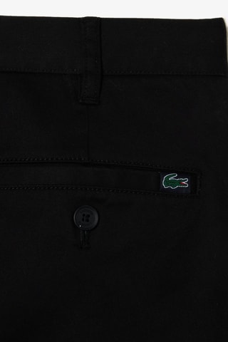 Calças chino slim em algodão biológico - Preto