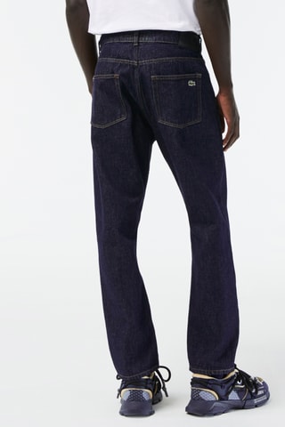 Calças de ganga tapered - Azul-marinho