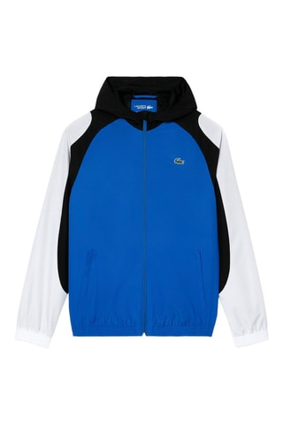Blusão Lacoste Tennis - Azul, preto e branco