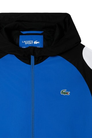 Blusão Lacoste Tennis - Azul, preto e branco
