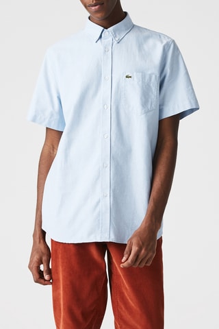 Camisa regular - Azul-celeste