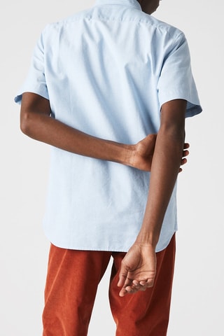Camisa regular - Azul-celeste