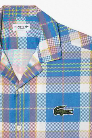 Camisa relaxed em algodão biológico - Azul-celeste