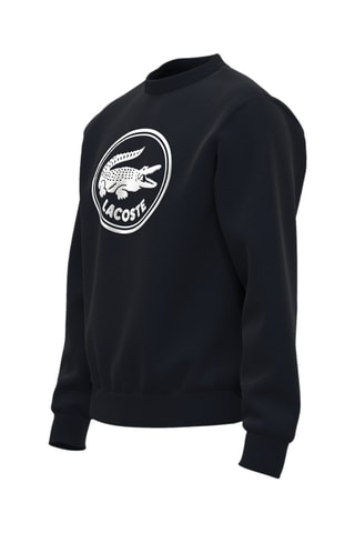 Sweat clássica fit em algodão biológico - Azul-noite