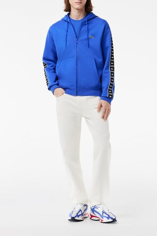 Sweat com capuz - Azul-real